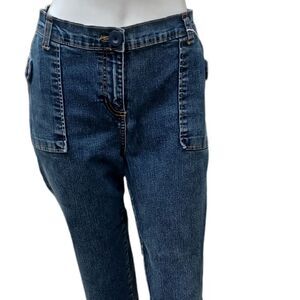 595131....Faded Glory Crop Jeans Size 10, W30" 21"Inseam 9 1/2"Rise